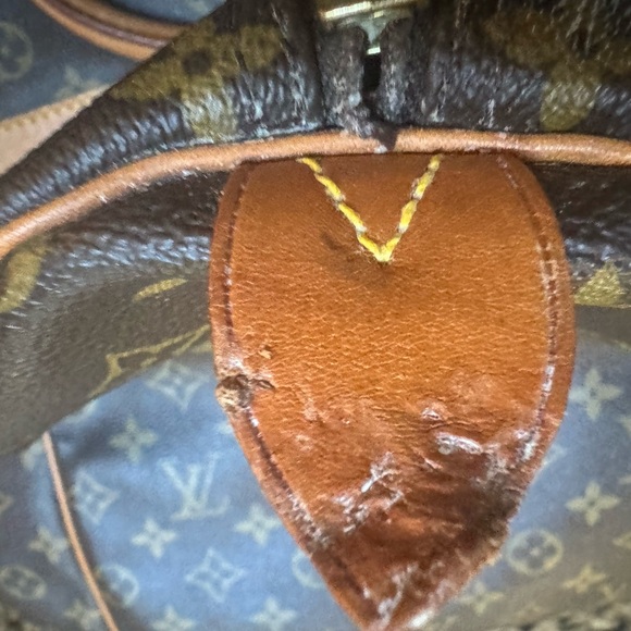 AUTHENTIC Louis Vuitton  Monogram Canvas Brown Keepall 60 Bandouliere Bag- EUC - Picture 14 of 14